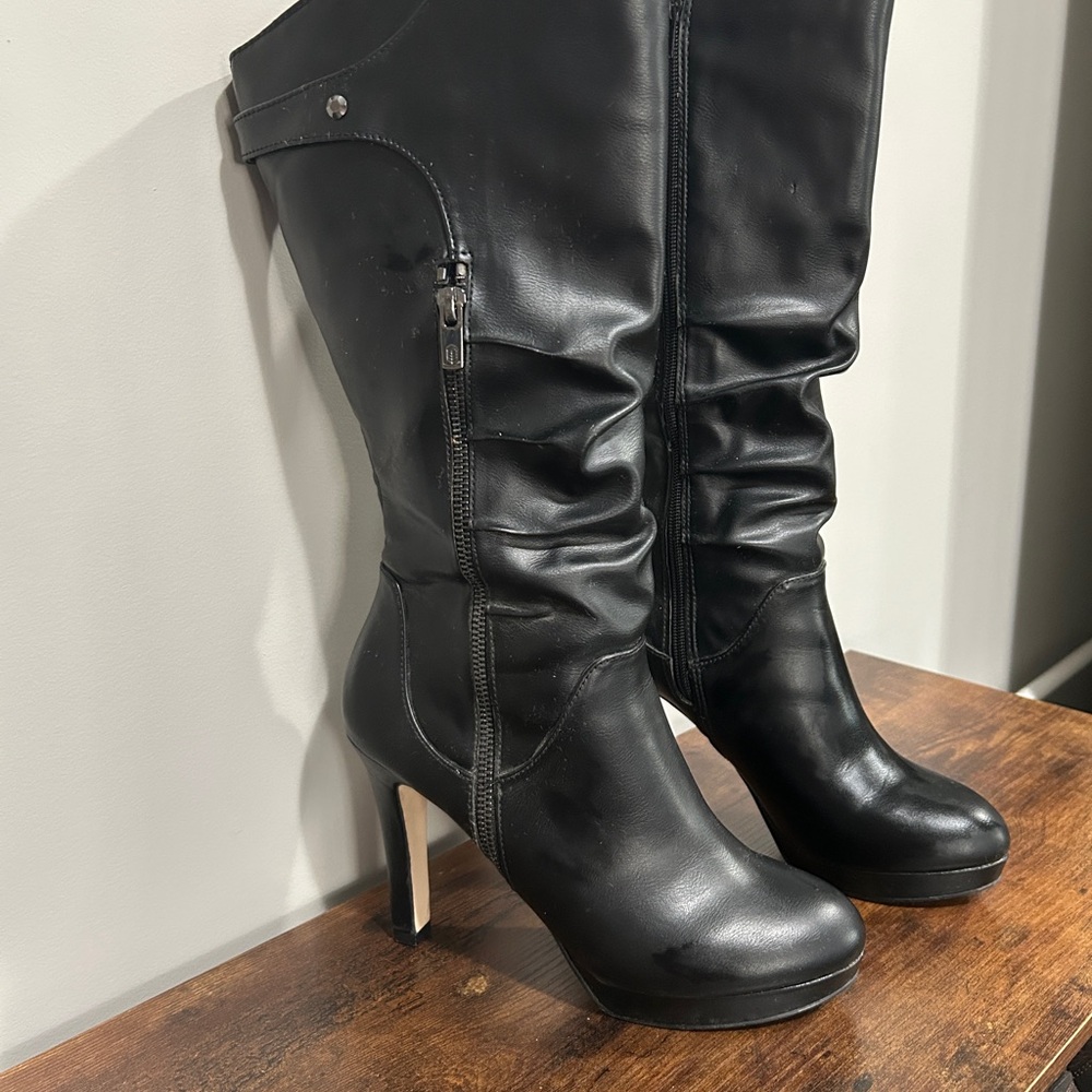Call It Spring Black Heeled Boots